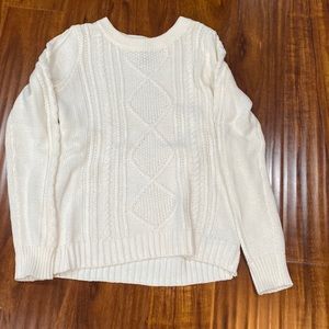 cute little cream sweater